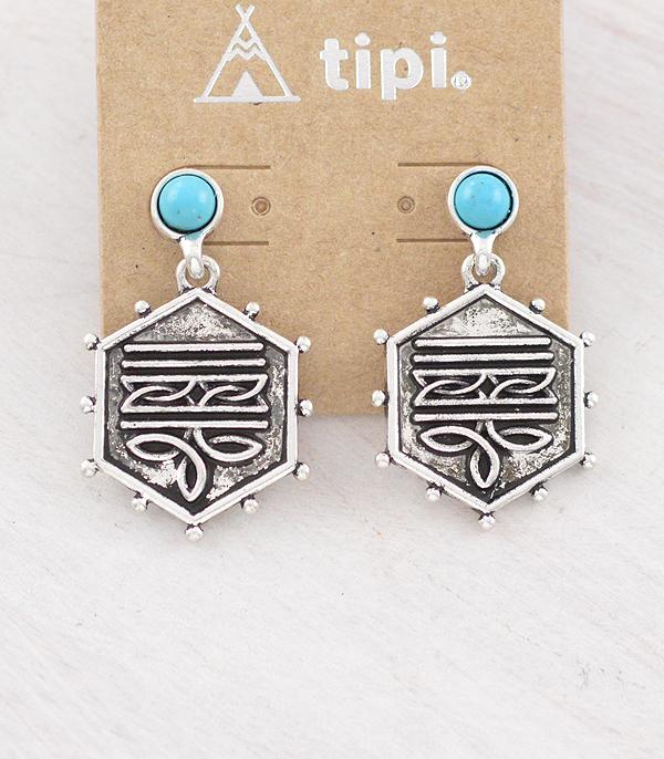 New Arrival :: Wholesale Western Boot Stitch Dangle Earrings