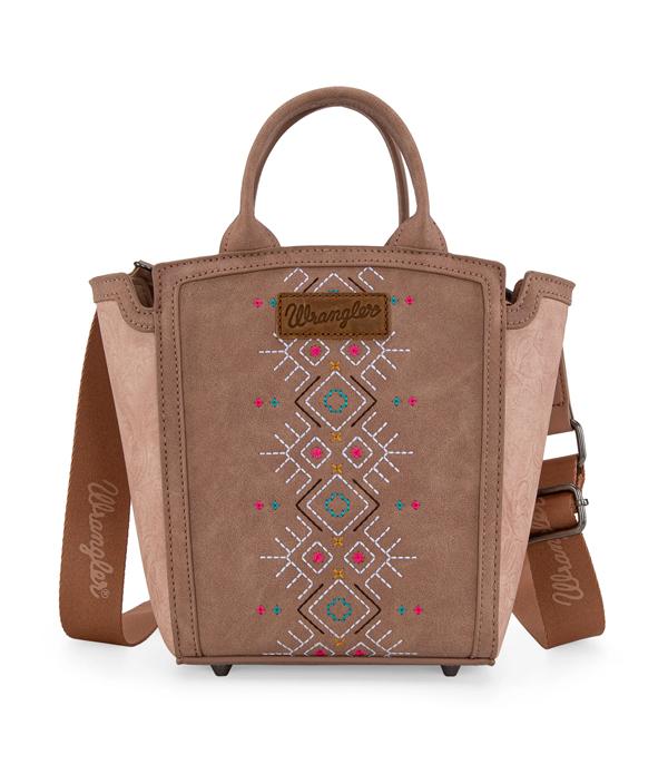 New Arrival :: Wholesale Wrangler Aztec Tote Crossbody Bag