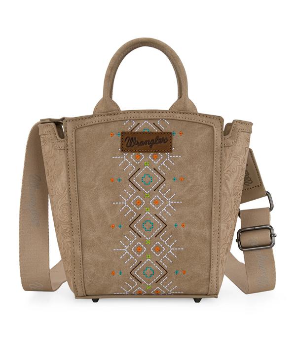 New Arrival :: Wholesale Wrangler Aztec Tote Crossbody Bag