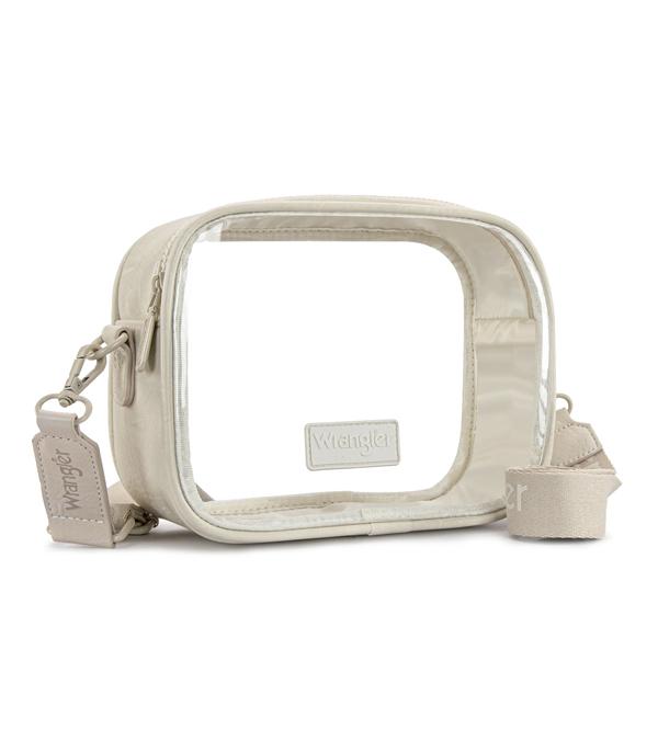 New Arrival :: Wholesale Wrangler Clear Stadium Crossbody Bag