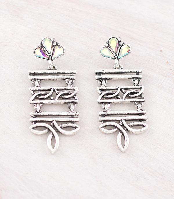 New Arrival :: Wholesale Western Boot Stitch Earrings