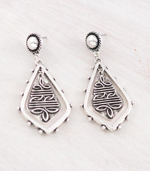 New Arrival :: Wholesale Western Boot Stitch Earrings