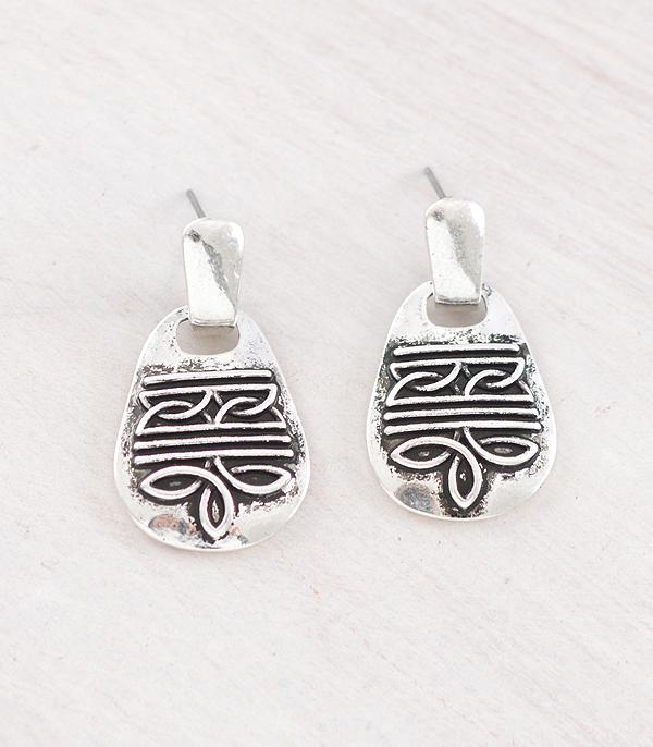 New Arrival :: Wholesale Western Boot Stitch Dangle Earrings
