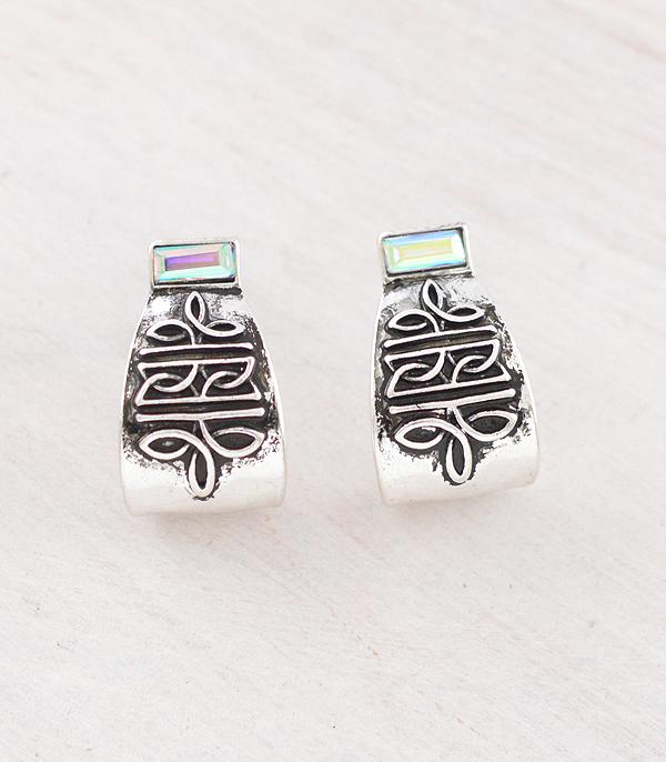 New Arrival :: Wholesale Western Boot Stitch Earrings