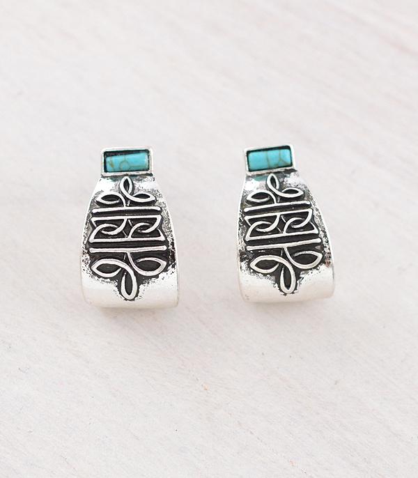 New Arrival :: Wholesale Western Boot Stitch Earrings