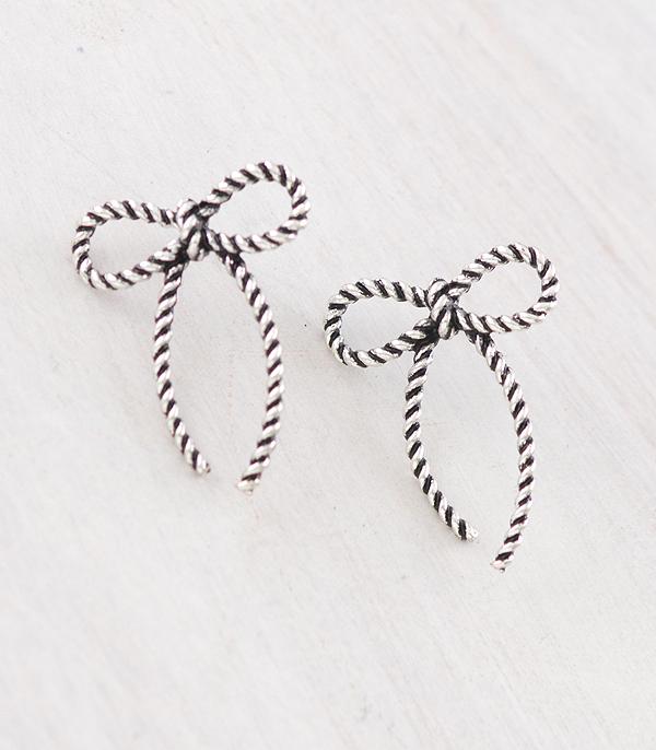 New Arrival :: Wholesale Tipi Brand Trending Bow Earrings