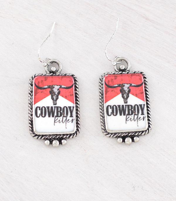 New Arrival :: Wholesale Western Cowboy Killer Earrings