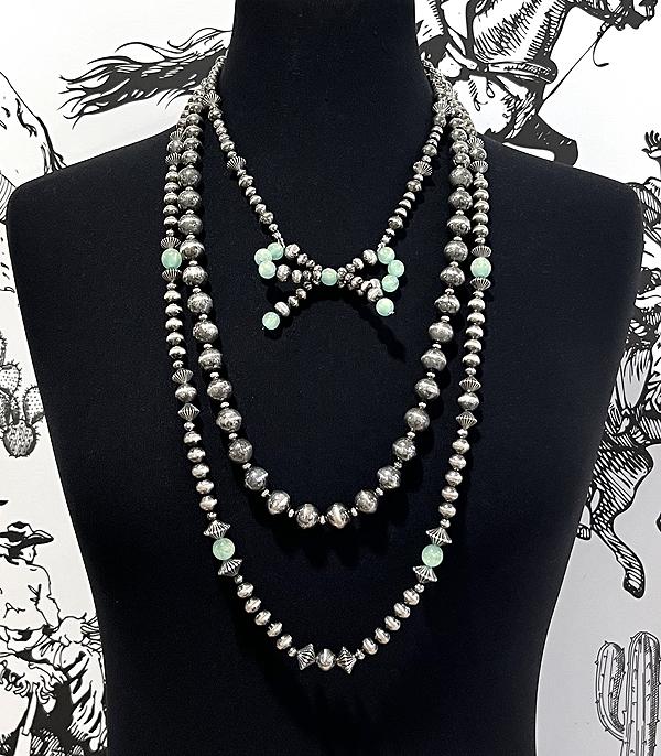 New Arrival :: Wholesale Western Navajo Pearl Bow Necklace