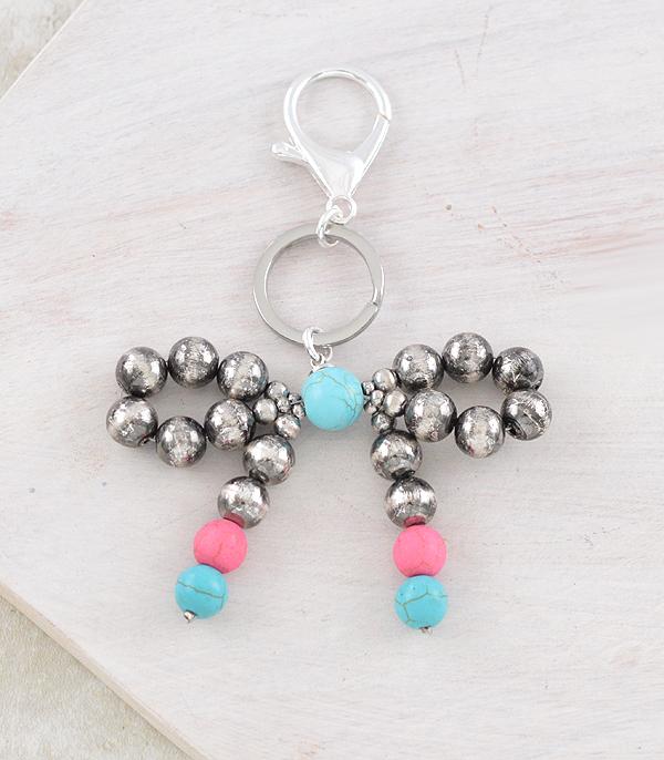 New Arrival :: Wholesale Western Navajo Pearl Bow Keychain