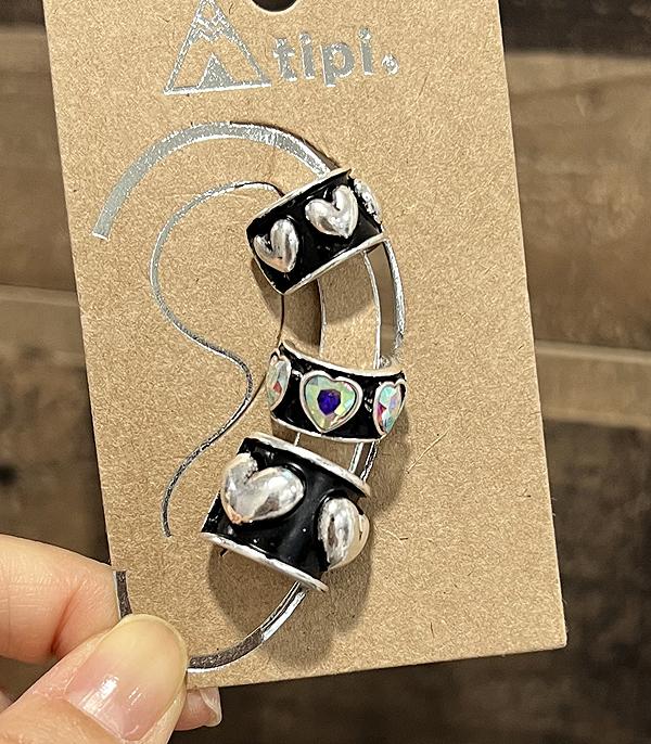 New Arrival :: Wholesale Western Stud Concho Cuff Earrings