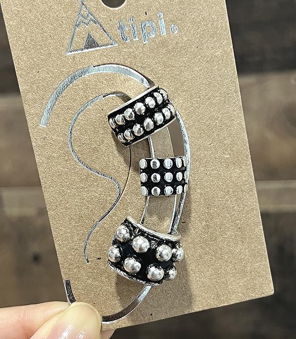 New Arrival :: Wholesale Western Studded Cuff Earrings