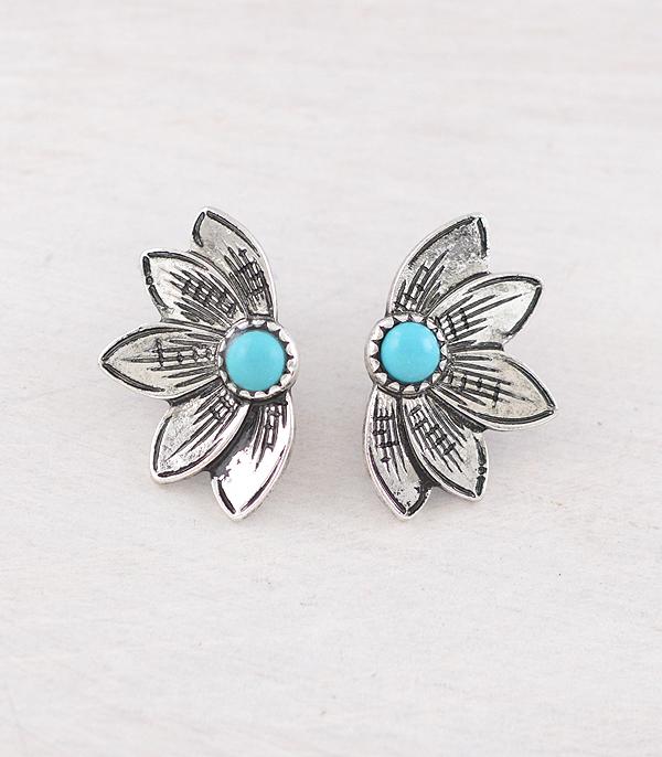 New Arrival :: Wholesale Western Sunflower Earrings