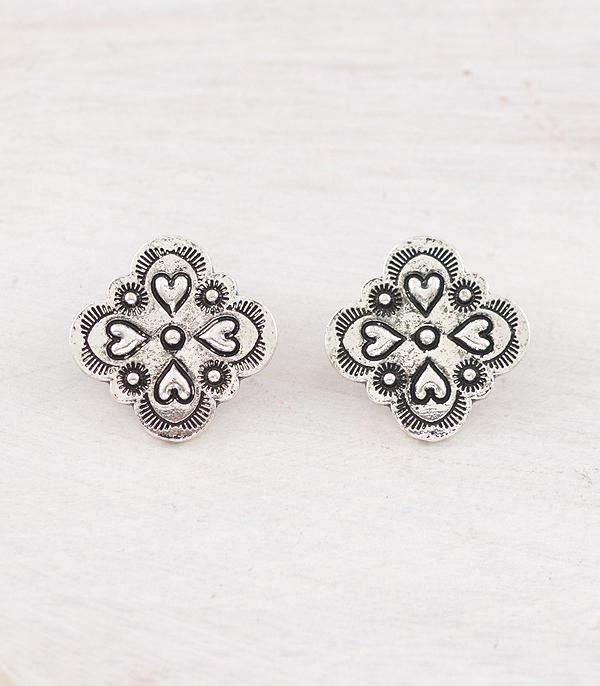 New Arrival :: Wholesale Western Concho Earrings
