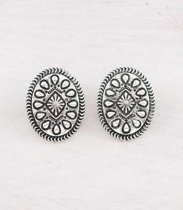 New Arrival :: Wholesale Western Concho Earrings