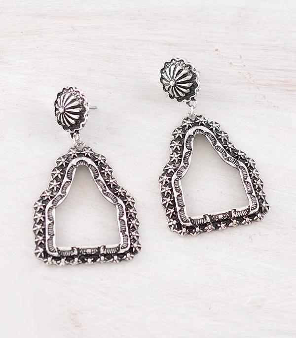 New Arrival :: Wholesale Western Cattle Tag Earrings