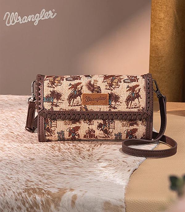 New Arrival :: Wholesale Wrangler Cowboy Print Crossbody Bag