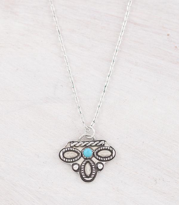 New Arrival :: Wholesale Western Boot Stitch Pendant Necklace