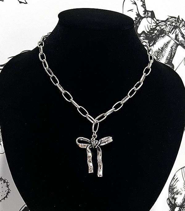 New Arrival :: Wholesale Western Ribbon Pendant Necklace
