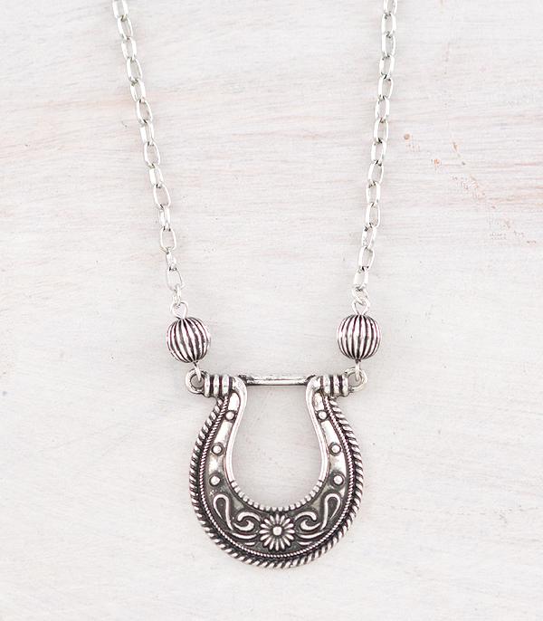 New Arrival :: Wholesale Western Horseshoe Pendant Necklace