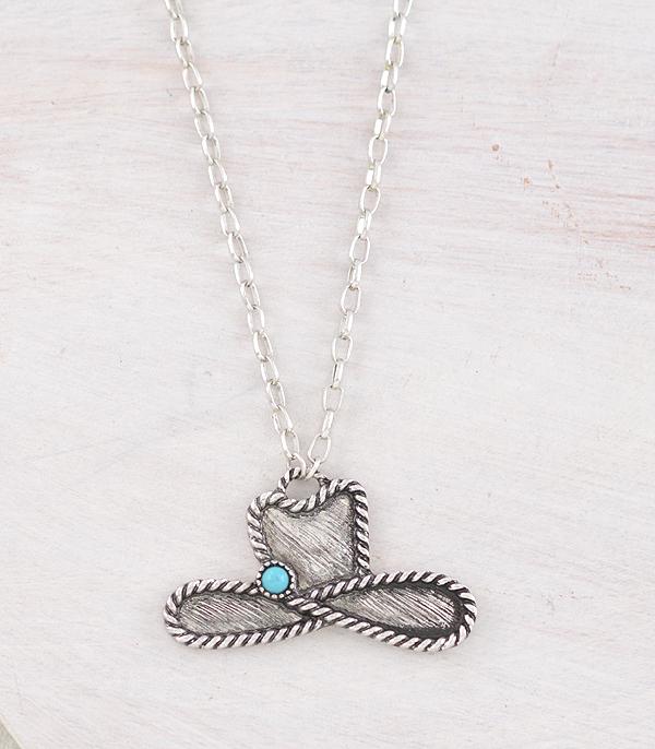 New Arrival :: Wholesale Western Cowboy Hat Concho Necklace