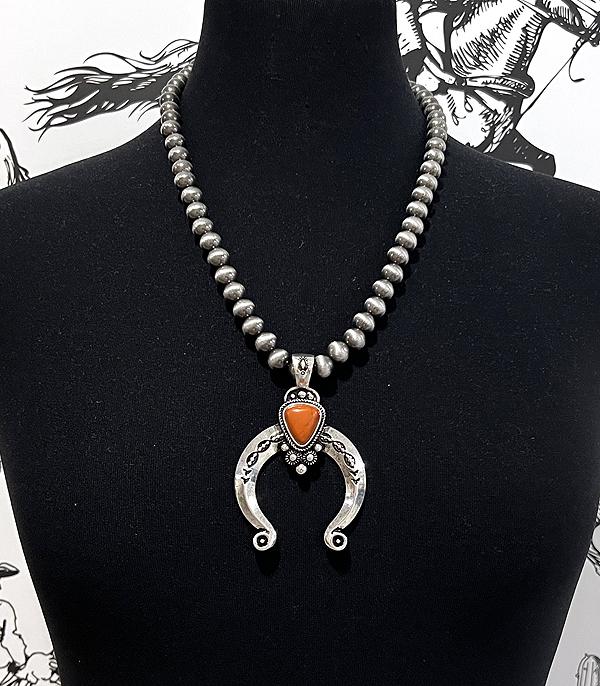 New Arrival :: Wholesale Western Squash Blossom Necklace