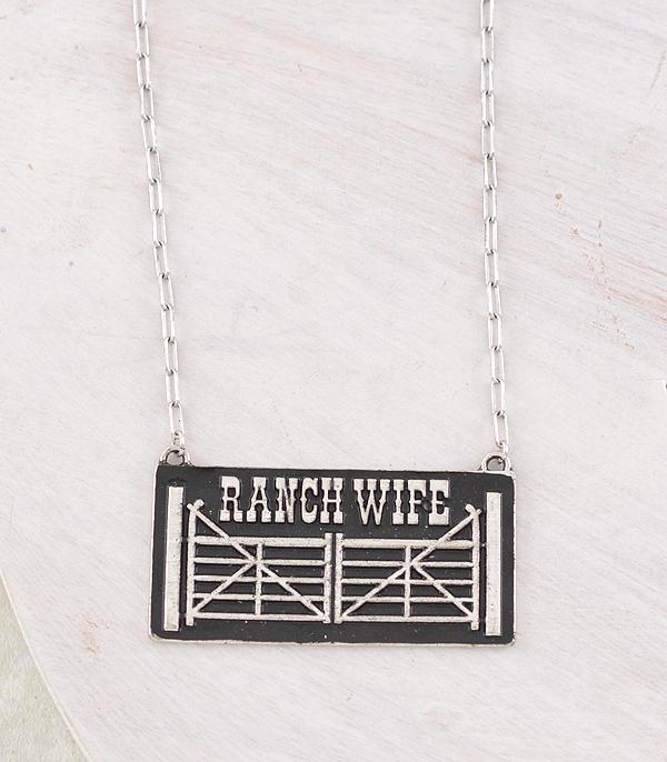 New Arrival :: Wholesale Western Ranch Wife Necklace