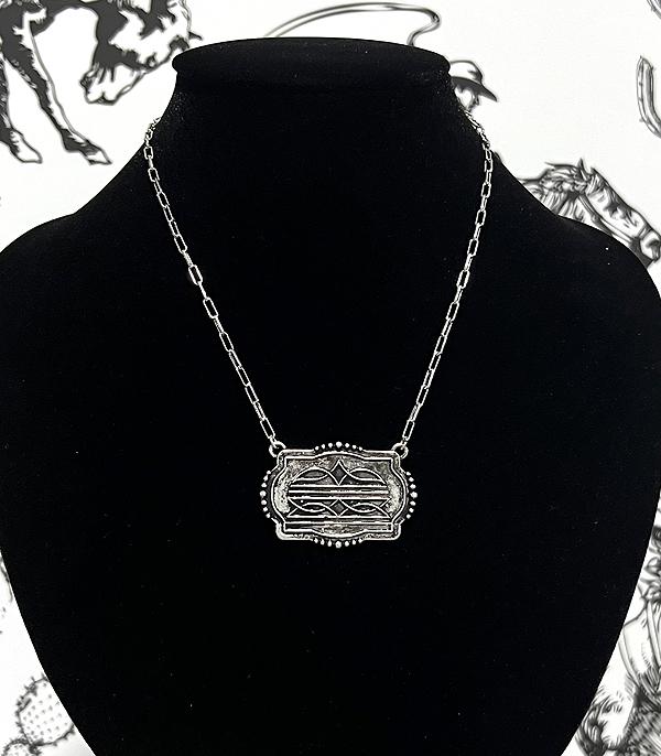 New Arrival :: Wholesale Western Boot Stitch Pendant Necklace