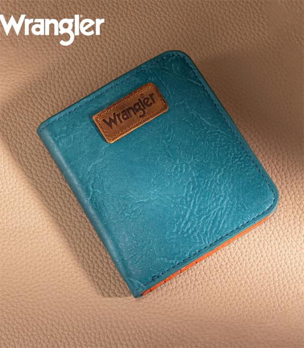 New Arrival :: Wholesale Wrangler Solid Color Bi-Fold Wallet