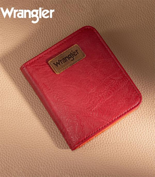 New Arrival :: Wholesale Wrangler Solid Color Bi-Fold Wallet