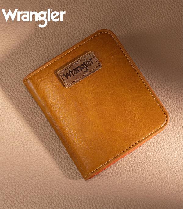 New Arrival :: Wholesale Wrangler Solid Color Bi-Fold Wallet