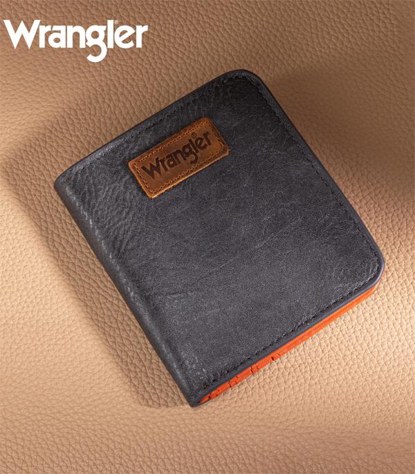 New Arrival :: Wholesale Wrangler Solid Color Bi-Fold Wallet