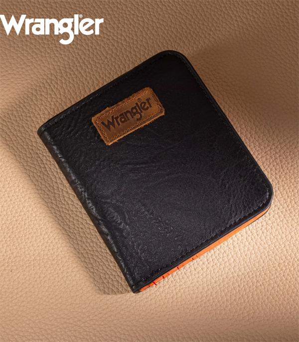 New Arrival :: Wholesale Wrangler Solid Color Bi-Fold Wallet