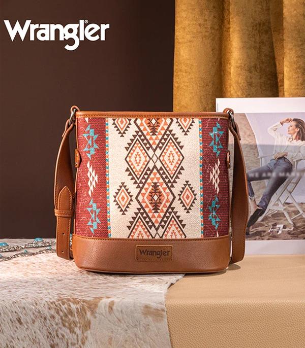 New Arrival :: Wholesale Wrangler Aztec Print Crossbody Bag