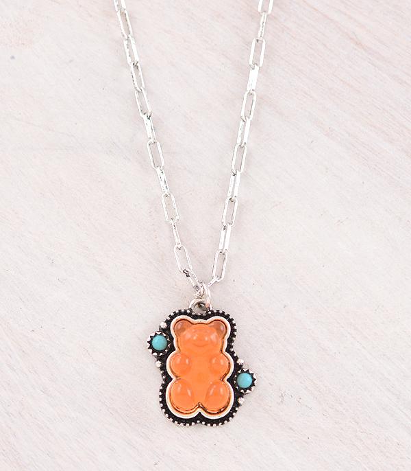 WHAT'S NEW :: Wholesale Western Gummy Bear Pendant Necklace