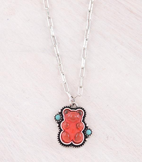 WHAT'S NEW :: Wholesale Western Gummy Bear Pendant Necklace