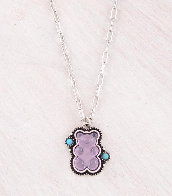WHAT'S NEW :: Wholesale Western Gummy Bear Pendant Necklace