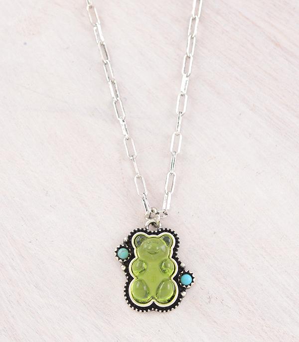 WHAT'S NEW :: Wholesale Western Gummy Bear Pendant Necklace