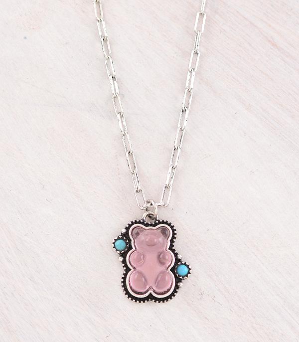 WHAT'S NEW :: Wholesale Western Gummy Bear Pendant Necklace