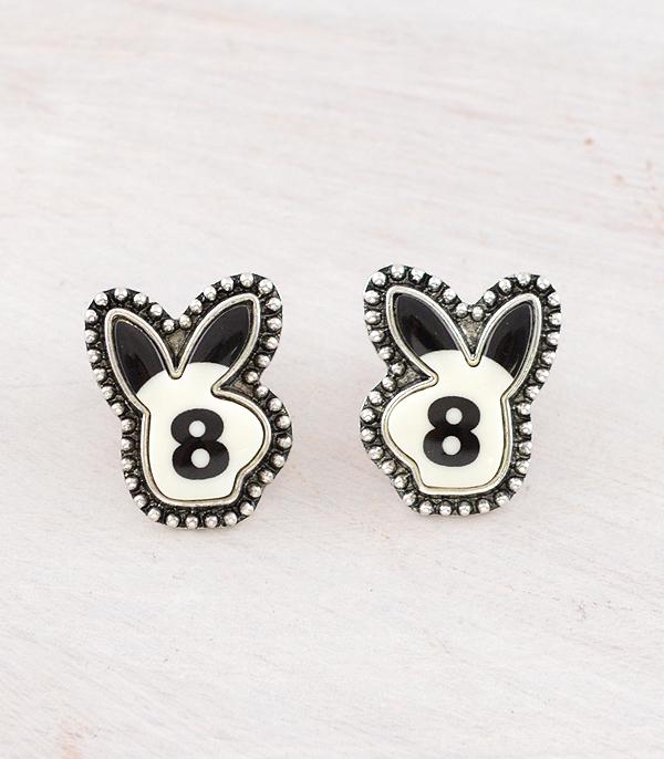 WHAT'S NEW :: Wholesale Western Bunny Concho Earrings