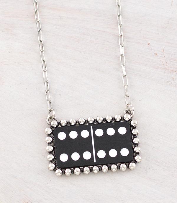WHAT'S NEW :: Wholesale Western Dice Bar Necklace