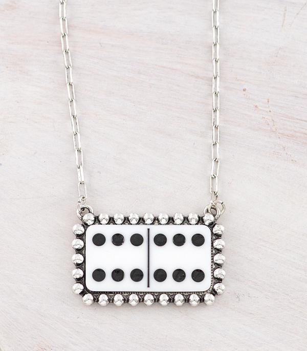 WHAT'S NEW :: Wholesale Western Dice Bar Necklace