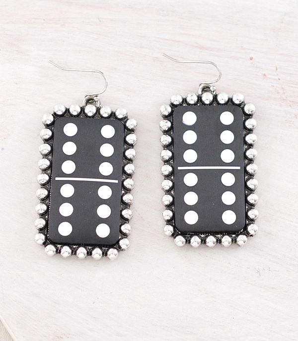 WHAT'S NEW :: Wholesale Western Dice Concho Earrings