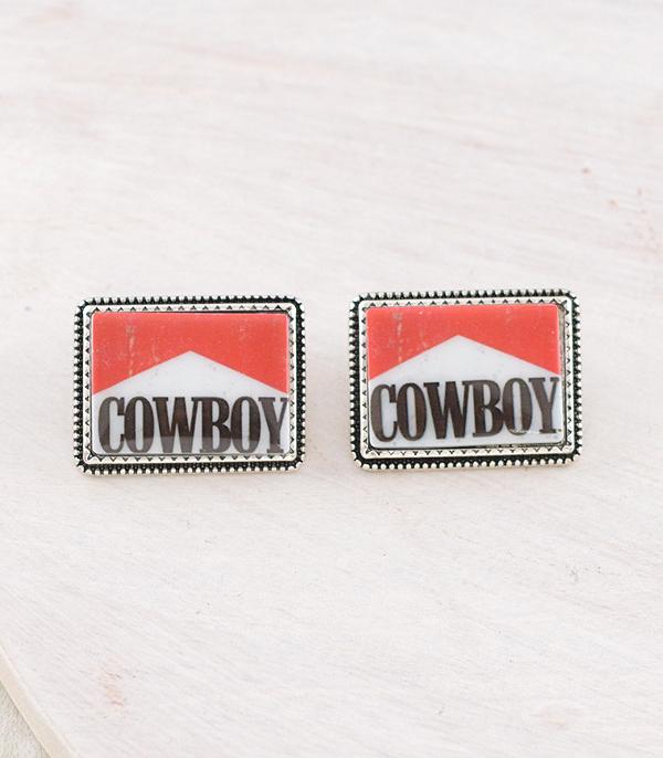 New Arrival :: Wholesale Western Cowboy Concho Earrings