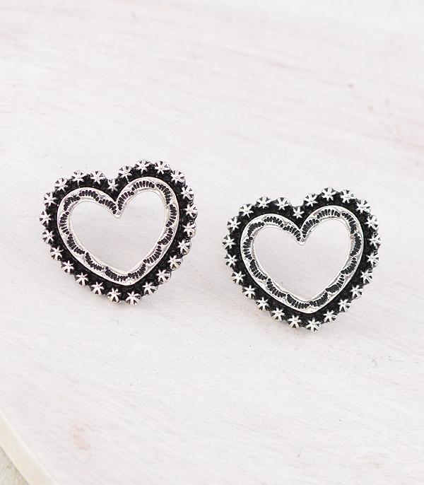 WHAT'S NEW :: Wholesale Tipi Brand Western Heart Earrings