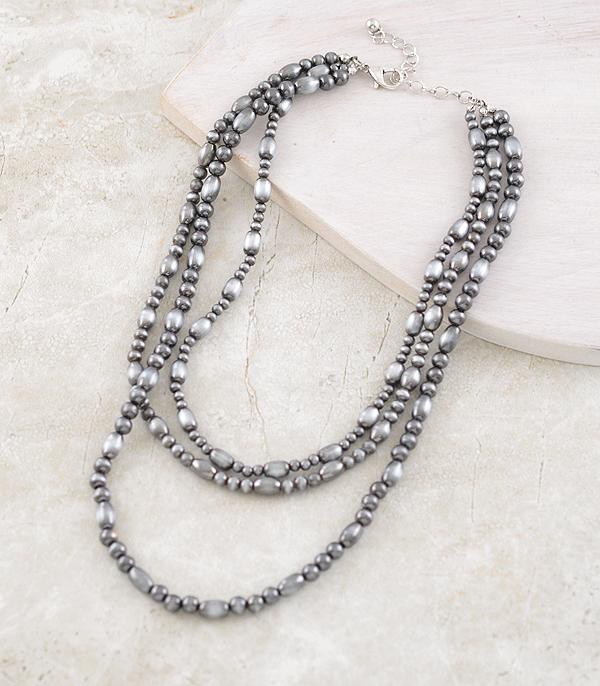 New Arrival :: Wholesale Western Navajo Pearl Bead Necklace