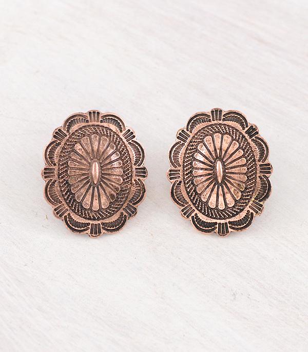 New Arrival :: Wholesale Western Concho Earrings