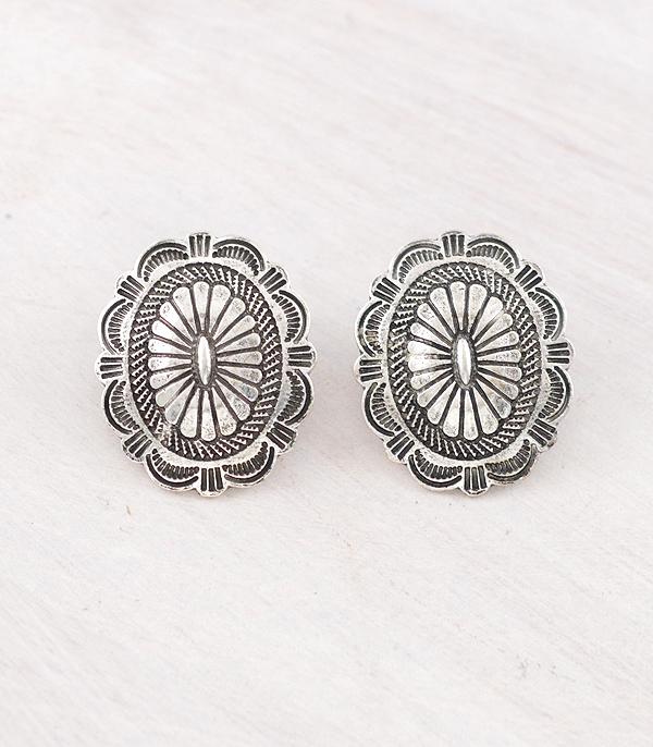 New Arrival :: Wholesale Western Concho Earrings