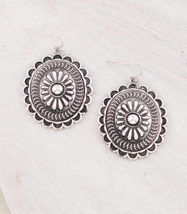 New Arrival :: Wholesale Western Concho Earrings