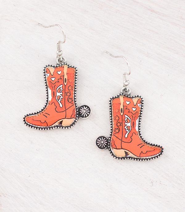 New Arrival :: Wholesale Western Cowgirl Boots Earrings