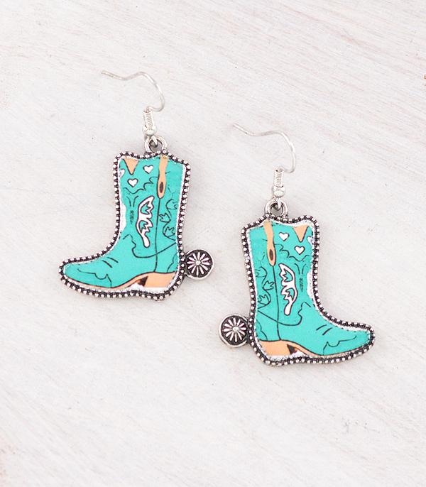 New Arrival :: Wholesale Western Cowgirl Boots Earrings